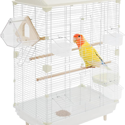 PawHaven RefugioPata Two-Tier Bird Cage — Pet Supplies
