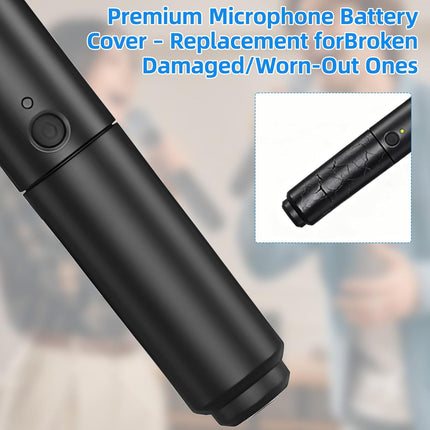 2-Pack Battery Cover Replacement for Select Wireless Microphone Transmitters