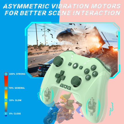 Wireless Bluetooth Game Controller with Motion, Turbo and Macros
