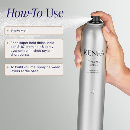 Volume Spray 25 Super Hold Finishing Hairspray, 10 oz