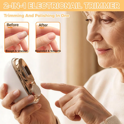 SourceToHome FuenteACasa Electric Nail Clipper, Electric Nail Clippers for Seniors — Home & Lifestyle