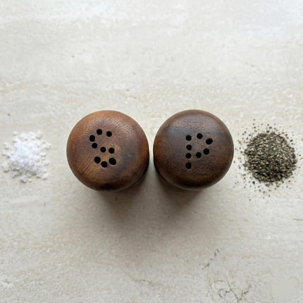 Hawaiian Acacia Wood Salt & Pepper Shaker Set, 4-Inch Natural Wood