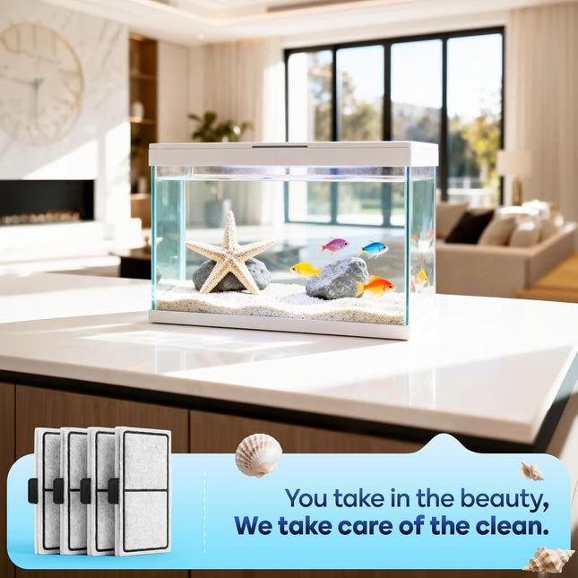 12-Pack Aquarium Filter Replacement Cartridges