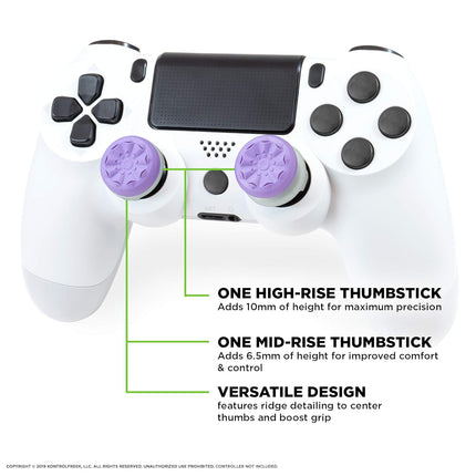 Purple Performance Thumbsticks for PS4 and PS5