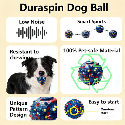 PawHaven RefugioPata Interactive Dog toys, Smart Dog ball, E-TPU Material Automatic Moving — Pet Supplies