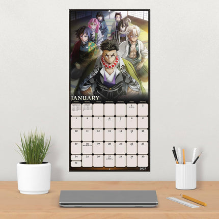 2027 Demon Slayer: Kimetsu no Yaiba Wall Calendar