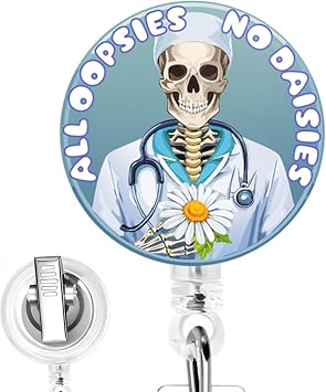 Nurse Retractable Badge Reel Clip