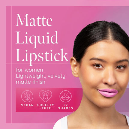 Matte Liquid Lipstick | Baby Pink Light Pink Lip Color