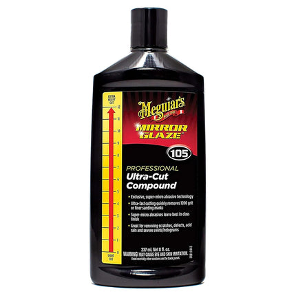 Mirror Glaze M105 Ultra-Cut Car Rubbing Compound, 8 oz