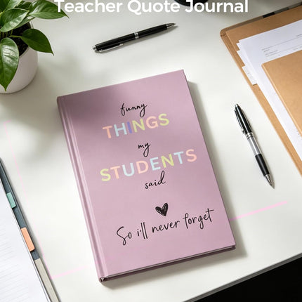 HomeChef ChefDelHogar Teacher Appreciation Gift Notebook,Funny Teacher Gift,“Funny Things My — Kitchen & Home