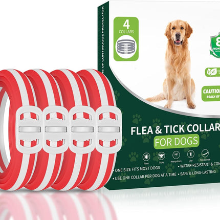 PawHaven RefugioPata 4 Pack Flea Collar for Dogs, Flea and Tick Prevention for Dogs — Pet Supplies