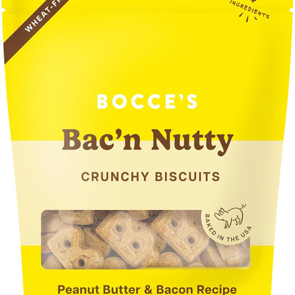 PawHaven RefugioPata Bocce's Bakery Oven Baked Bac'N Nutty Treats for Dogs — Pet Supplies