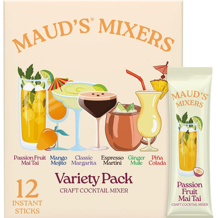 Variety Pack Cocktail Mix, 12 ct, Non-Alcoholic Mocktail Mixer