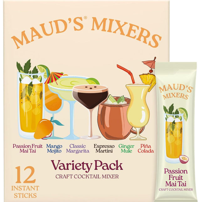 Variety Pack Cocktail Mix, 12 ct, Non-Alcoholic Mocktail Mixer