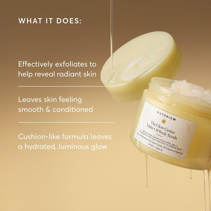 Glow Getter Body Scrub with Sugar Crystals, 8 oz