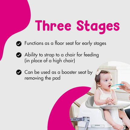 3-in-1 Multi-Seat for Babies and Toddlers, Taupe