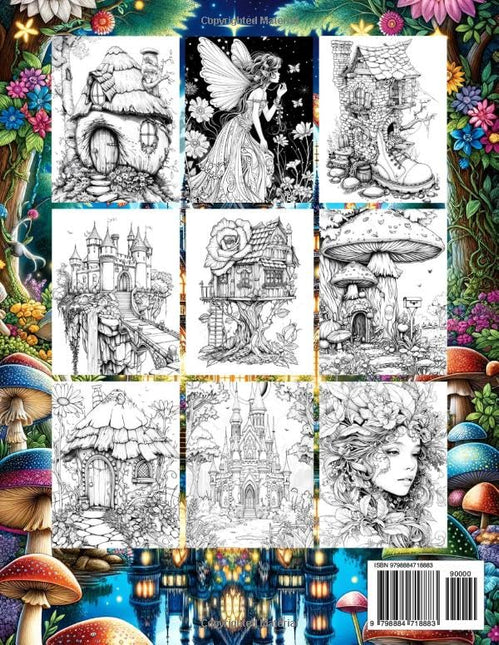 Fairyland Adult Coloring Book for Mindfulness and Relaxation