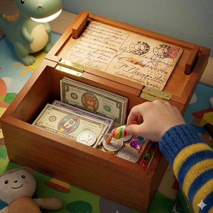 Big 32-Step Beech Wood Secret Puzzle Box