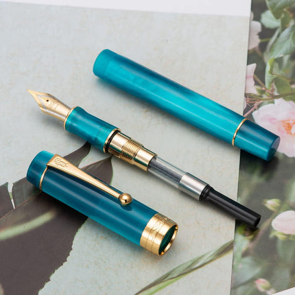Classic Celluloid Fountain Pen with #6 Nib