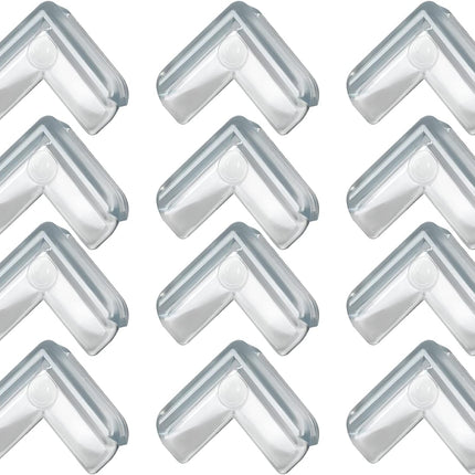 SourcetoHome 12pcs, Table , Baby, Corner Guards for Furniture, Corner Bumpers, Table Corner Protector for Baby - supplement facts label