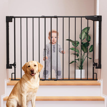 LittleNest NidoPequeño Cumbor 29.2–43" Baby Gate for Stairs, Hardware Mounted (Drill Required) — Baby & Toddler