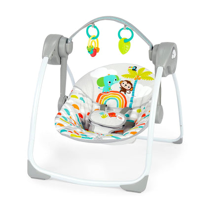 Playful Paradise Portable Compact Automatic Baby Swing with Music, Unisex, Newborn+