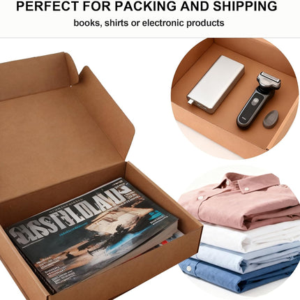12x9x3 Brown Corrugated Shipping Boxes, 20-Pack