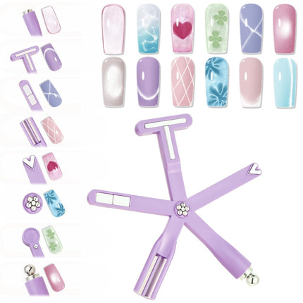 8-in-1 Cat Eye Gel Nail Magnet Tool