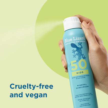 GlowEssence EsenciaLuz Blue Lizard Kids Mineral Sunscreen Spray SPF 50+, Brand — Beauty & Self-Care