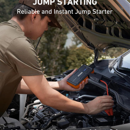 S8 1500A Portable 12V Lithium Car Battery Jump Starter