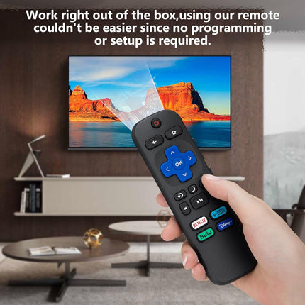 NexWave OndaNex Replacement Remote Control Only for All Roku TV, Compatible — Smart Tech