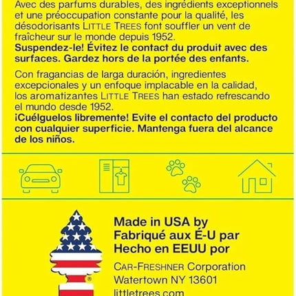 DriveForge ForjaRuta Little Trees Cardboard Hanging Car, Home & Office Air Freshener — Auto & Moto