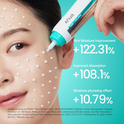 PDRN Hyaluronic Acid 100 Lightweight Moisturizing Face Cream