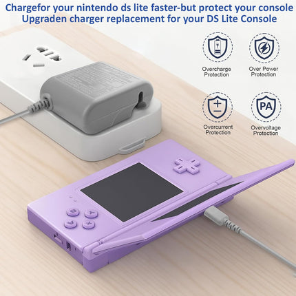 DS Lite Charger AC Power Adapter Kit with 4 Stylus Pens