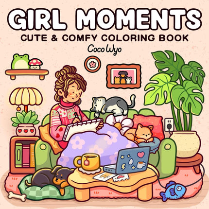 Cozy Daily Activities Coloring Book for Adults and Teens