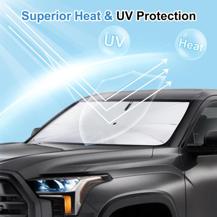 Foldable Windshield Sun Shade Umbrella for 2007-2026 Vehicle Fitment