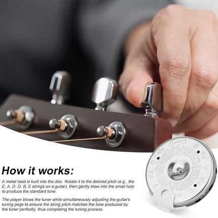 SourceToHome FuenteACasa 2pcs 13 Tone Pitch Pipe, High Sensitivity Chromatic C-C Scale Pitch Pipe — Home & Lifestyle