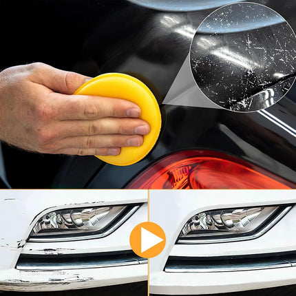 2Pcs Car Scratch Remover Wax Paste Kit