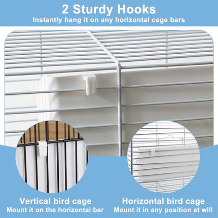 PawHaven RefugioPata Grevosea Bird Feeder for Cage — Pet Supplies