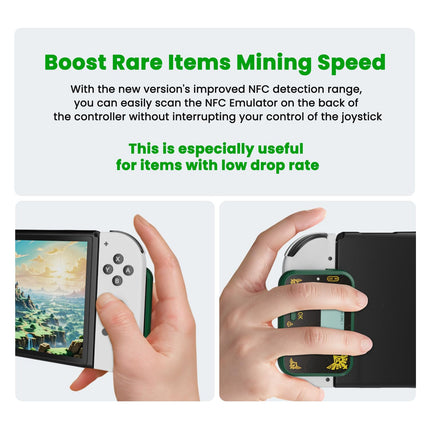 Green NFC Emulator with 1.2-Inch Screen