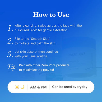 medicube Zero Pore Pad - before after results