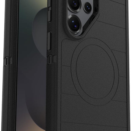 Black Rugged S26 Ultra Case with Magnets
