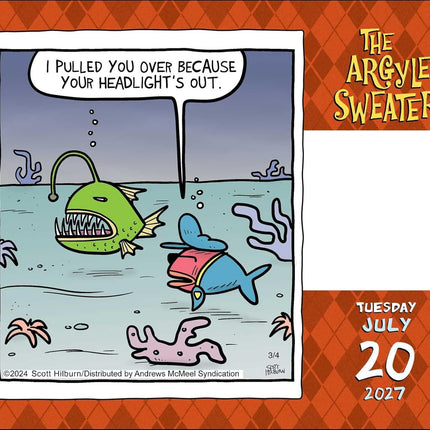 SourceToHome FuenteACasa The Argyle Sweater 2027 Day-to-Day Calendar — Home & Lifestyle