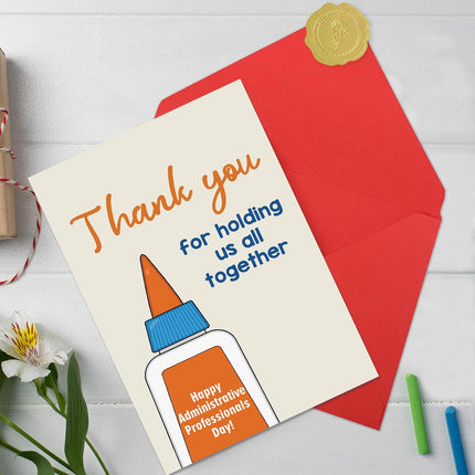 Administrative Professionals Day Thank You Card with Envelope