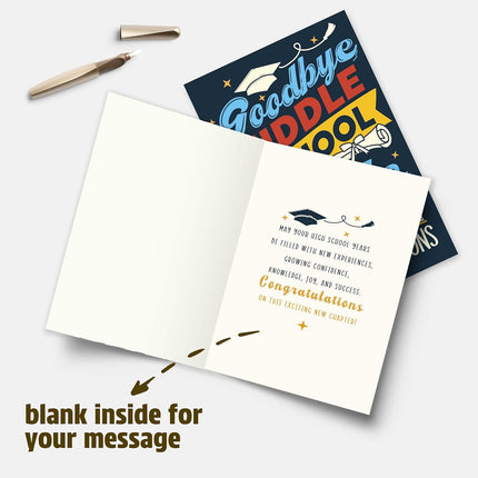 Funny Middle School Graduation Congratulations Card