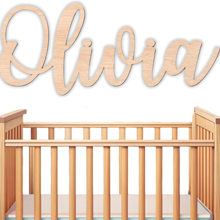Custom Wooden Baby Name Nursery Wall Sign
