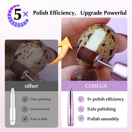 SourceToHome FuenteACasa COSLUS C40 Electric Nail Drill File Professional: for Acrylic Gel Dip — Home & Lifestyle