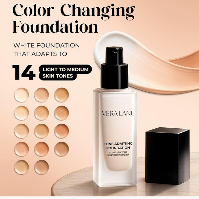 Color Changing Foundation for Mature Skin - Self Adjusting Makeup That Matches Your Tone