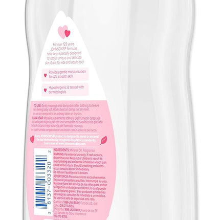 Original Scent Mineral Baby Oil, 20 fl oz