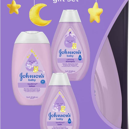Baby Sleepy Time Gift Set with Bedtime Bath, Lotion & Calming Shampoo, 3 Items